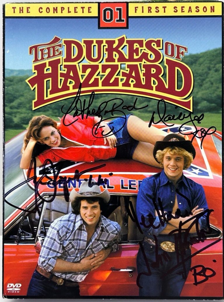 SCHNEIDER WOPAT BACH SIGNED DVD SEASON 1 BOX SET DUKES OF HAZZARD JSA
 COLLECTIBLE MEMORABILIA