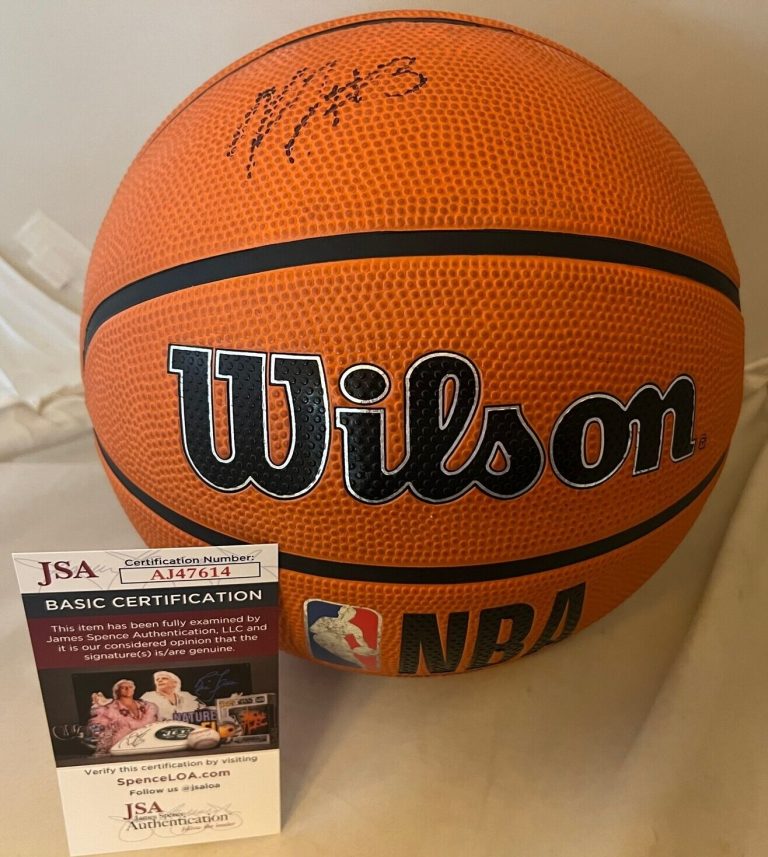 KELDON JOHNSON SAN ANTONIO SPURS SIGNED NBA BASKETBALL BALL AUTOGRAPHED JSA
 COLLECTIBLE MEMORABILIA
