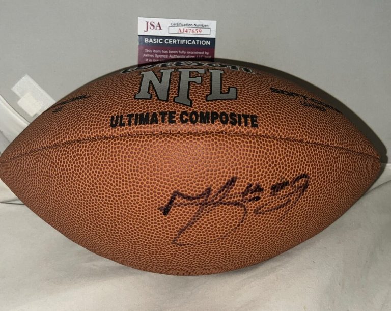 MINKAH FITZPATRICK PITTSBURGH STEELERS SIGNED NFL FOOTBALL BALL AUTOGRAPHED JSA
 COLLECTIBLE MEMORABILIA