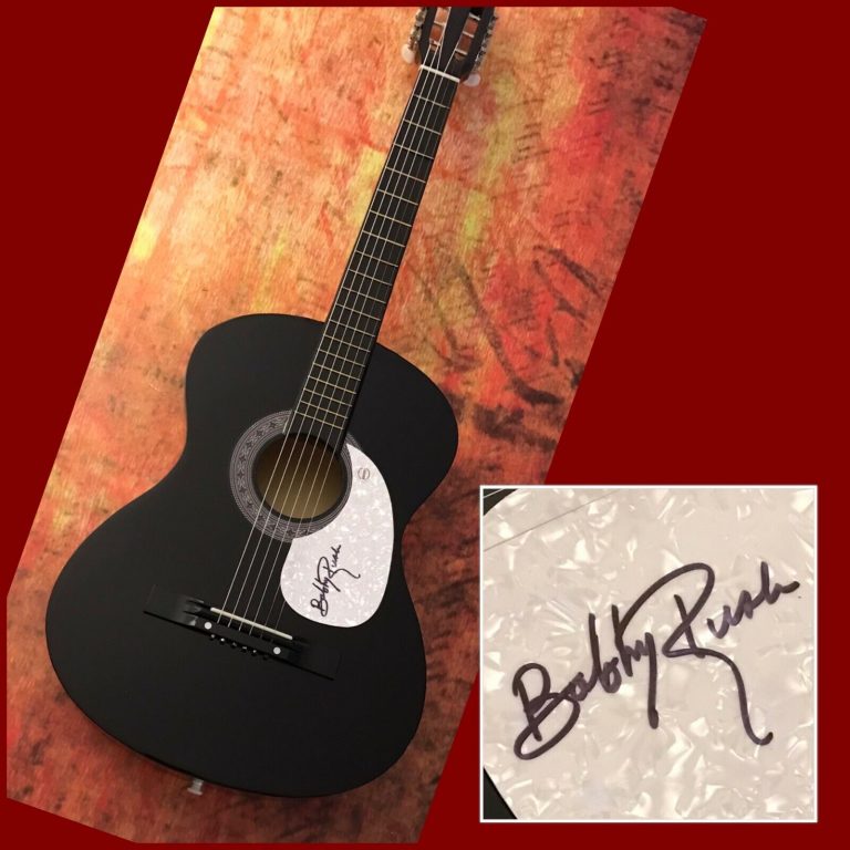 GFA RAWER THAN RAW DUST MY BROOM * BOBBY RUSH * SIGNED ACOUSTIC GUITAR B2 COA
 COLLECTIBLE MEMORABILIA