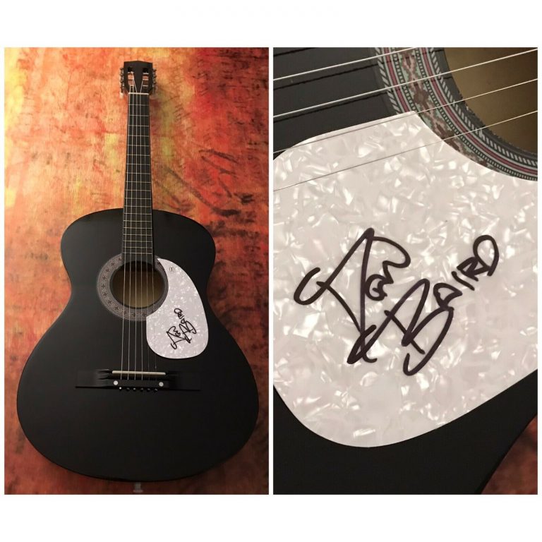 GFA THE GEORGIA SATELLITES SINGER * DAN BAIRD * SIGNED ACOUSTIC GUITAR D1 COA
 COLLECTIBLE MEMORABILIA