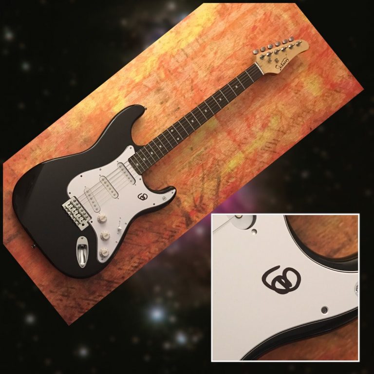 GFA CAKE BAND LEGEND * JOHN MCCREA * SIGNED RARE ELECTRIC GUITAR AD2 COA
 COLLECTIBLE MEMORABILIA