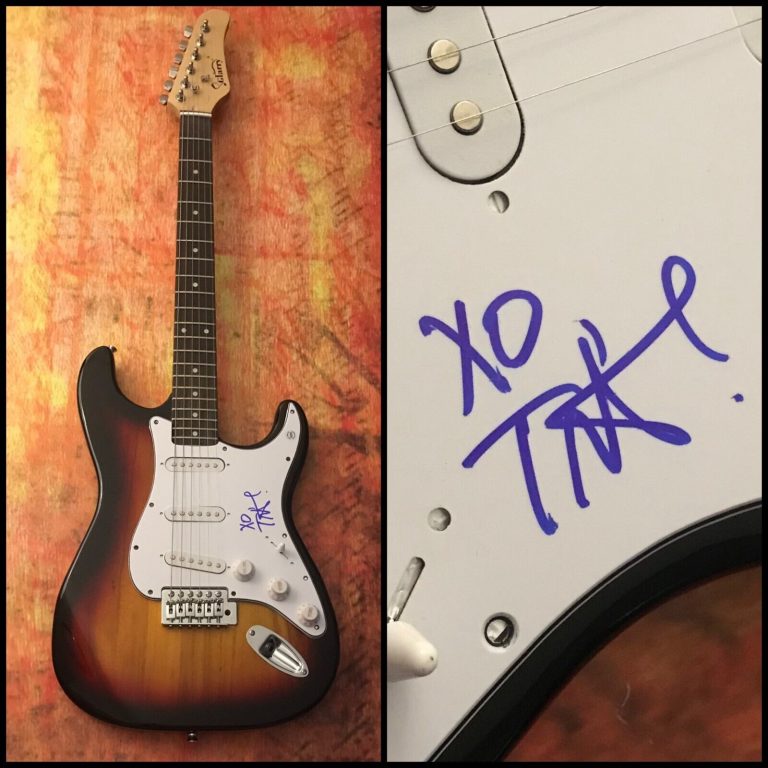GFA AMERICAN IDOL WINNER * TRENT HARMON * SIGNED ELECTRIC GUITAR PROOF COA
 COLLECTIBLE MEMORABILIA