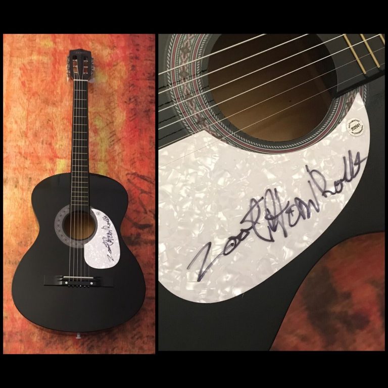 GFA CAPTAIN BEEFHEART GUITARIST * ZOOT HORN ROLLO * SIGNED ACOUSTIC GUITAR COA
 COLLECTIBLE MEMORABILIA