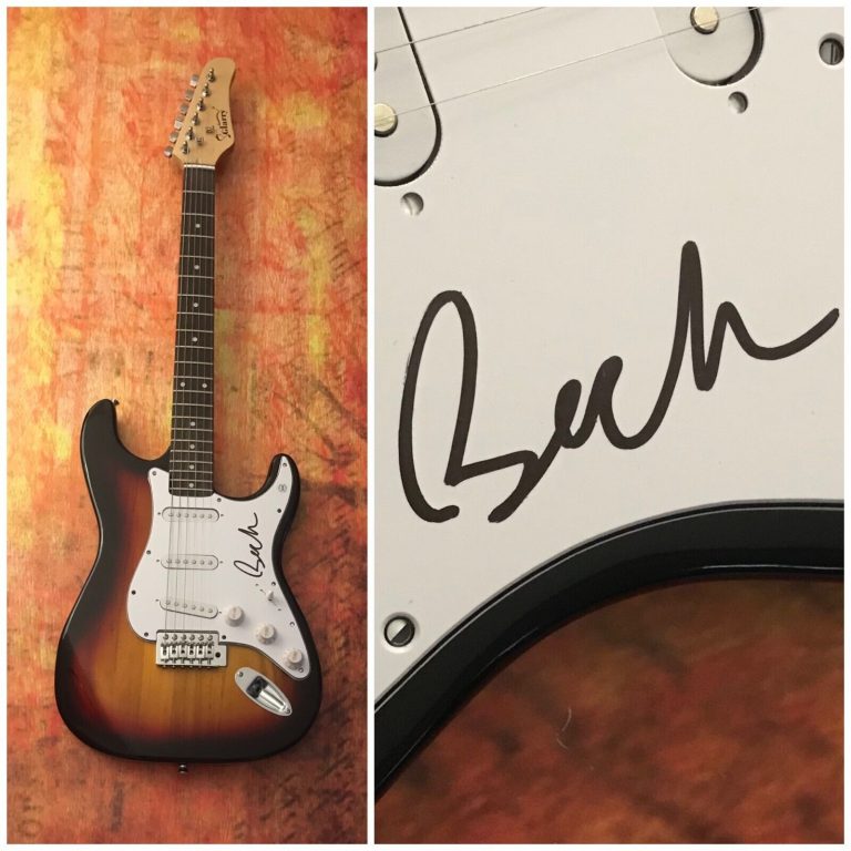 GFA HITS LOSER & SEXX LAWS * BECK HANSEN * SIGNED ELECTRIC GUITAR PROOF B2 COA
 COLLECTIBLE MEMORABILIA