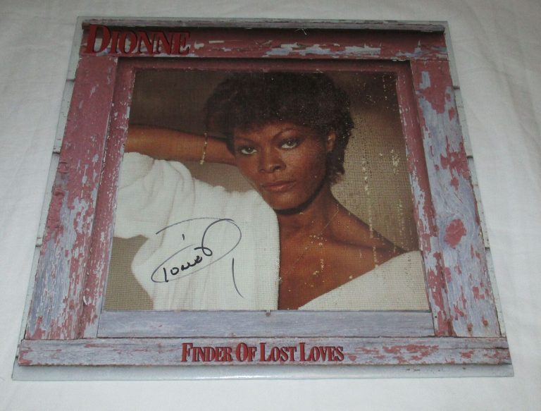 DIONNE WARWICK SIGNED FINDER OF LOST LOVE VINYL RECORD JSA
 COLLECTIBLE MEMORABILIA