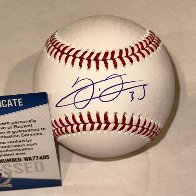 FRANK THOMAS (WHITE SOX) SIGNED OFFICIAL MLB BASEBALL + BECKETT WIT AUTH (BAS)
 COLLECTIBLE MEMORABILIA