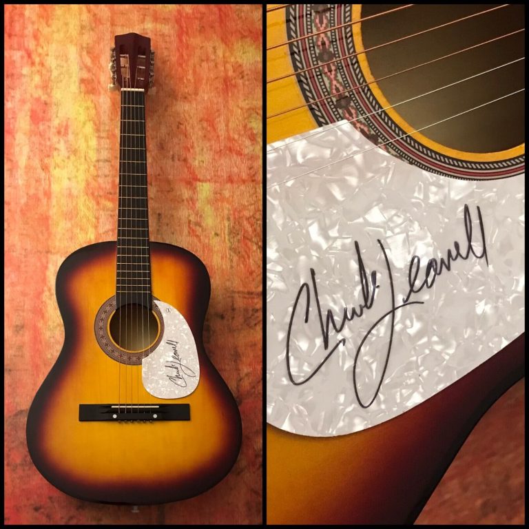GFA HONKY TONK WOMAN STAR * CHUCK LEAVELL * SIGNED ACOUSTIC GUITAR C5 COA
 COLLECTIBLE MEMORABILIA