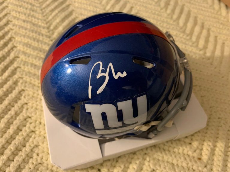 COACH BRIAN DABOLL SIGNED MINI HELMET AUTOGRAPHED NEW YORK GIANTS
 COLLECTIBLE MEMORABILIA