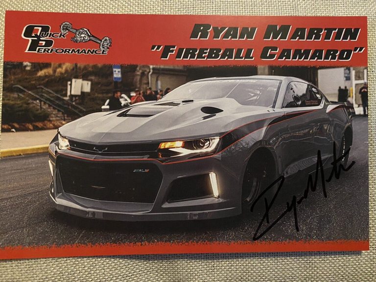 RYAN MARTIN SIGNED STREET OUTLAWS PROMO CARD 2021 PRI
 COLLECTIBLE MEMORABILIA