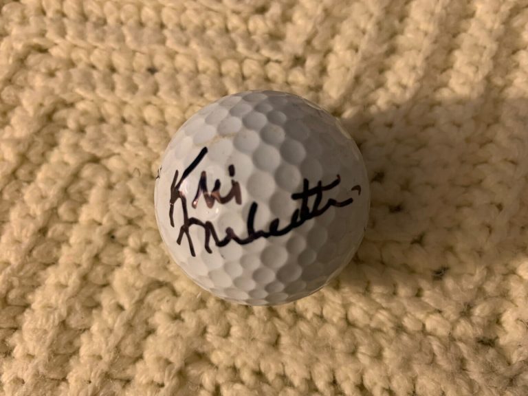 KRIS TSCHETTER SIGNED GOLF BALL AUTOGRAPHED LPGA
 COLLECTIBLE MEMORABILIA
