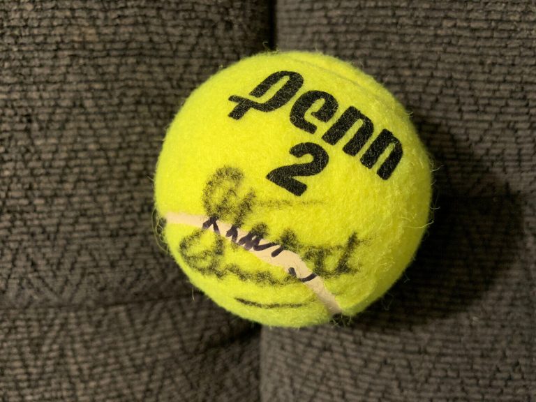 TENNIS LEGEND STAN SMITH SIGNED TENNIS BALL AUTOGRAPHED
 COLLECTIBLE MEMORABILIA