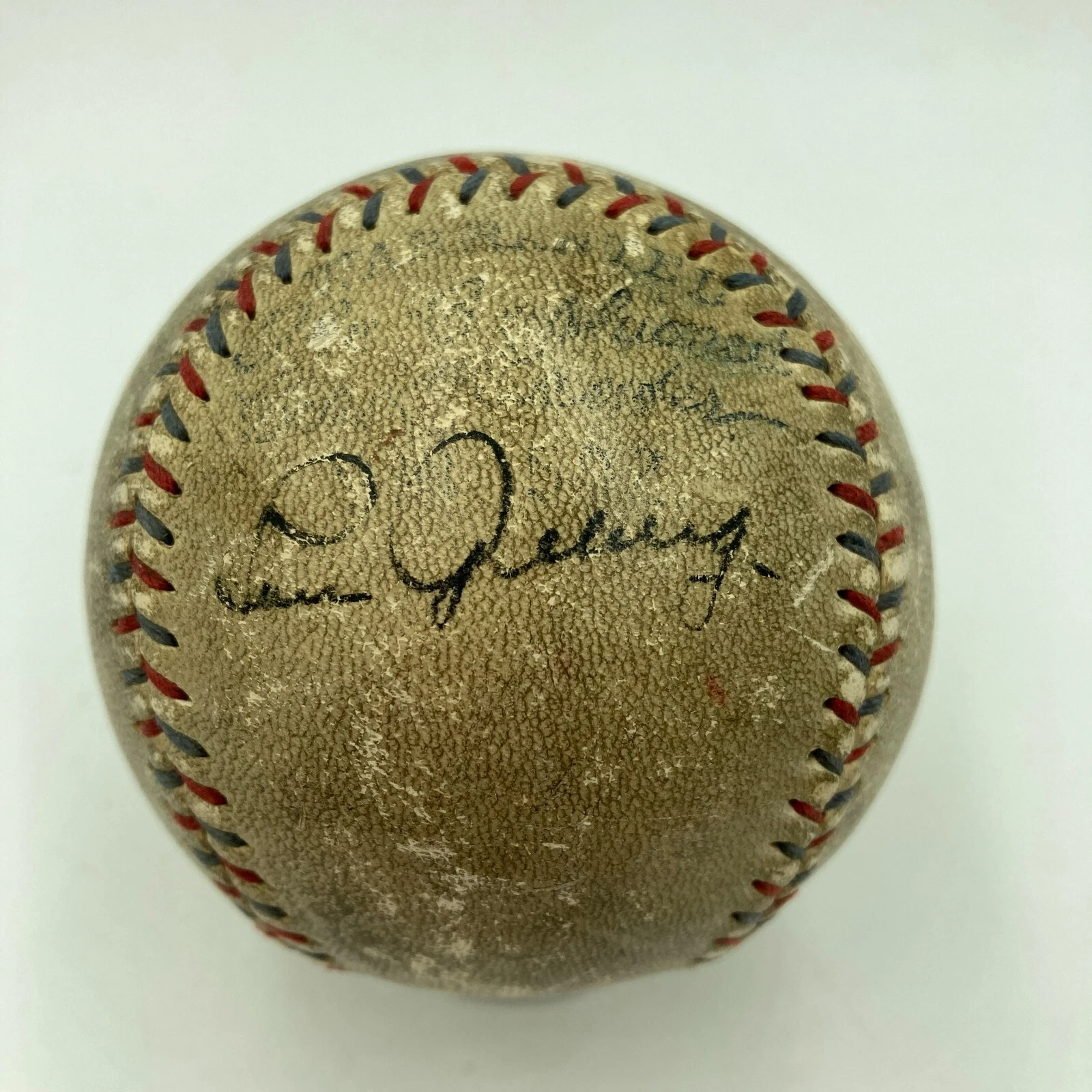 Babe Ruth Lou Gehrig Dual Signed 1920 S Official American League