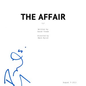 RUTH WILSON SIGNED THE AFFAIR PILOT SCRIPT BECKETT BAS AUTOGRAPH AUTO COLLECTIBLE MEMORABILIA