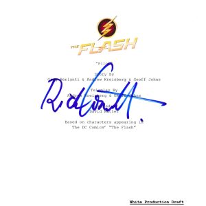 RICK COSNETT SIGNED THE FLASH PILOT EPISODE SCRIPT BECKETT BAS AUTOGRAPH AUTO COLLECTIBLE MEMORABILIA