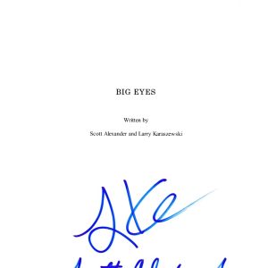 SCOTT ALEXANDER LARRY KARASZEWSKI BIG EYES SIGNED SCRIPT BECKETT BAS AUTOGRAPH COLLECTIBLE MEMORABILIA