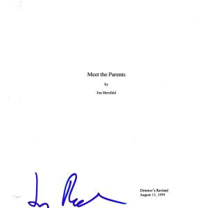 JAY ROACH SIGNED MEET THE PARENTS SCRIPT BECKETT BAS AUTOGRAPH AUTO COA COLLECTIBLE MEMORABILIA