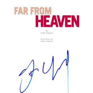 DENNIS QUAID SIGNED FAR FROM HEAVEN SCRIPT BECKETT BAS AUTOGRAPH AUTO COA COLLECTIBLE MEMORABILIA