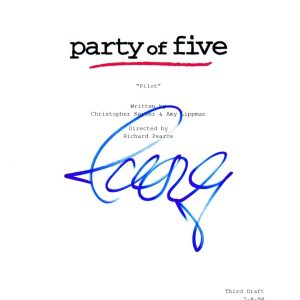 SCOTT WOLF SIGNED PARTY OF FIVE PILOT SCRIPT BECKETT BAS AUTOGRAPH AUTO COLLECTIBLE MEMORABILIA