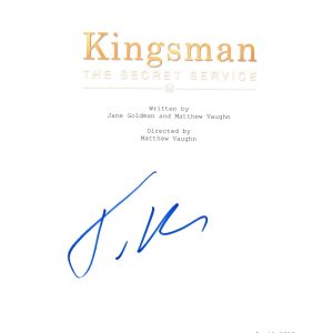 TARON EGERTON SIGNED KINGSMAN SECRET SERVICE SCRIPT BECKETT BAS AUTOGRAPH AUTO COLLECTIBLE MEMORABILIA