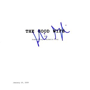 JULIANNA MARGULIES SIGNED GOOD WIFE PILOT SCRIPT BECKETT BAS AUTOGRAPH AUTO COLLECTIBLE MEMORABILIA