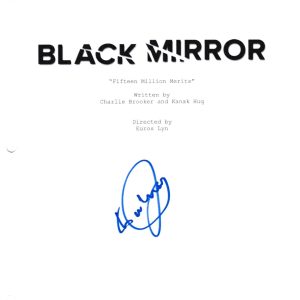 DANIEL KALUUYA SIGNED BLACK MIRROR PILOT SCRIPT BECKETT BAS AUTOGRAPH AUTO COLLECTIBLE MEMORABILIA