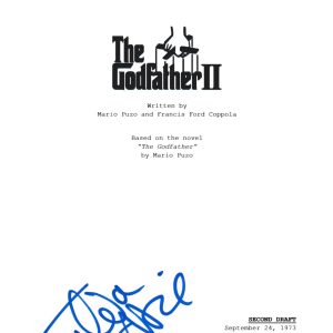 TALIA SHIRE SIGNED THE GODFATHER II SCRIPT BECKETT BAS AUTOGRAPH AUTO COA COLLECTIBLE MEMORABILIA