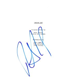 RICHARD KIND SIGNED INSIDE OUT SCRIPT BECKETT BAS AUTOGRAPH AUTO COA COLLECTIBLE MEMORABILIA