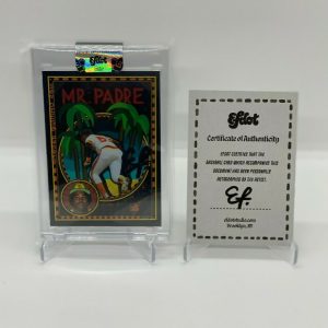 *IN HAND* EFDOT TONY GWYNN PROJECT 2020 SIGNED CARD AUTO BLACK COA AUTOGRAPH COLLECTIBLE MEMORABILIA