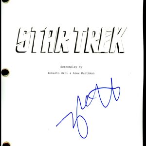 Zachary Quinto "Star Trek" AUTOGRAPH Signed Full Complete Script Screenplay ACOA Collectible Memorabilia