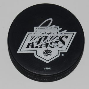 ROBERT LANG signed *LOS ANGELES KINGS* hockey puck AUTOGRAPHED W/COA Collectible Memorabilia