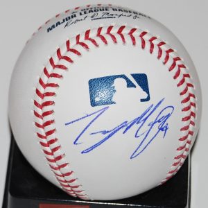 TROY MONTGOMERY signed (LOS ANGELES ANGELS) Official Major League baseball W/COA Collectible Memorabilia
