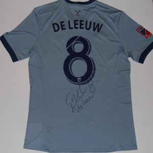 MICHAEL DE LEEUW signed (CHICAGO FIRE) MLS SOCCER autographed jersey W/COA Collectible Memorabilia