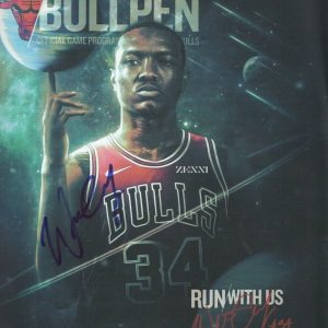 WENDELL CARTER signed (CHICAGO BULLS) Run With Us Official game program W/COA Collectible Memorabilia