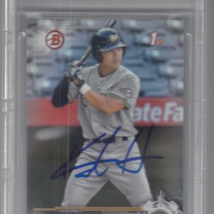 KESTON HIURA signed 2017 BOWMAN DRAFT #DB75 *BREWERS* card BECKETT (BAS) Collectible Memorabilia