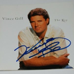 VINCE GILL signed (THE KEY) autographed CD Cover W/COA Collectible Memorabilia