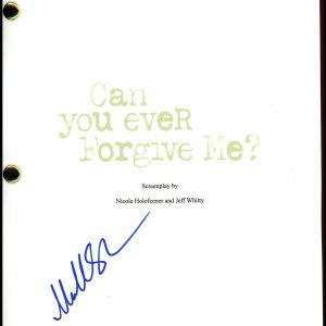 Marielle Heller "Can You Ever Forgive Me?" AUTOGRAPH Signed Script Screenplay Collectible Memorabilia