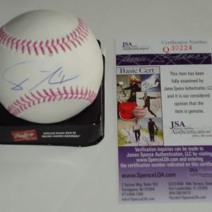 Yu Darvish signed OML Mothers Day baseball (CHICAGO CUBS) JSA AuthentiC Q30224 Collectible Memorabilia
