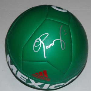 OSWALDO SANCHEZ signed *MEXICO* GREEN ADIDAS Soccer ball W/COA GOALKEEPER Collectible Memorabilia