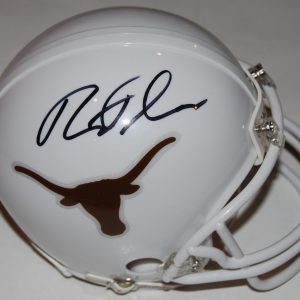 DE'GABREIL FLOYD signed (TEXAS LONGHORNS) mini football helmet W/COA #TL1 C Collectible Memorabilia