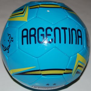 NICO GAITAN signed (ARGENTINA) Full Size 5 logo soccer ball *FIRE* PROOF W/COA A Collectible Memorabilia