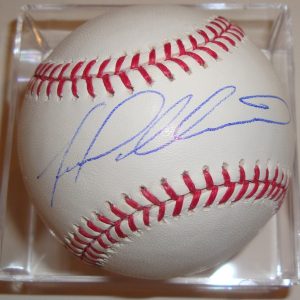 Yovanni Gallardo Signed Baseball w/COA Official MLB Milwaukee Brewers Collectible Memorabilia
