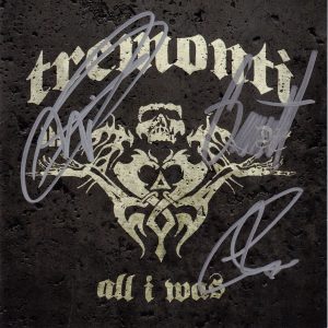 Tremonti Project Signed CD Booklet w/COA Mark All I Was Eric Friedman Whitlock Collectible Memorabilia