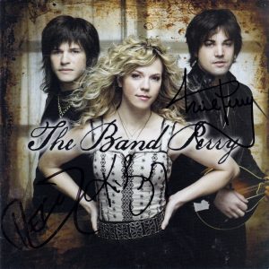 The Band Perry Signed CD w/COA If I Die Group Signed Country All 3 Collectible Memorabilia