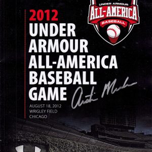 Austin Meadows Signed 2012 Under Armour Baseball All American Game Program Collectible Memorabilia