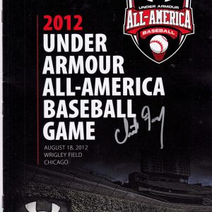 Clint Frazier Signed 2012 Under Armour Baseball All American Game Program #1 Collectible Memorabilia