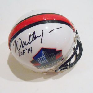 Walter Jones Signed Hall of Fame Mini Helmet w/COA 2014 Seattle Seahawks Collectible Memorabilia