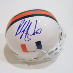 Russell Maryland Signed Miami Hurricanes Mini Helmet w/COA The U Cowboys Collectible Memorabilia