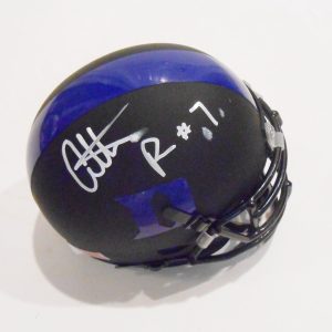 Anthony Boone Signed Duke Football Mini Helmet w/COA Blue Devils Collectible Memorabilia