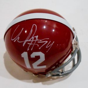 Cam Robinson Signed Alabama Crimson Tide Mini Football Helmet w/COA Collectible Memorabilia